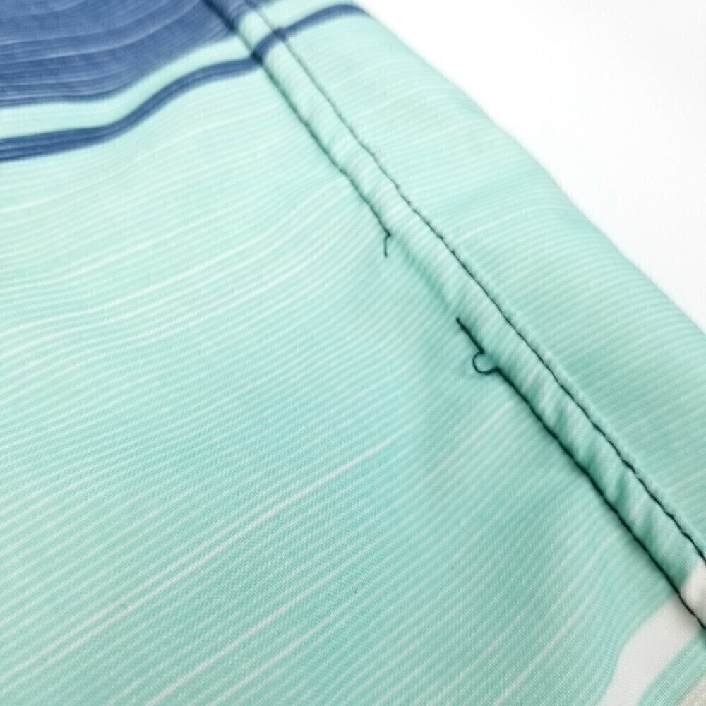 Rip Curl Striped Blue Board Shorts Swimwear Summer Trunks 9" 28 - Picture 3 of 9